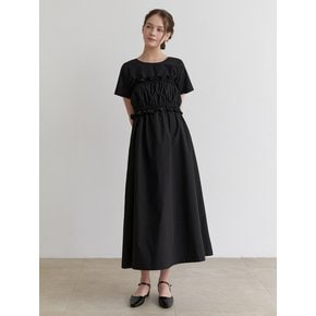 Flavor layered set dress (black)