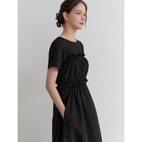 Flavor layered set dress (black)