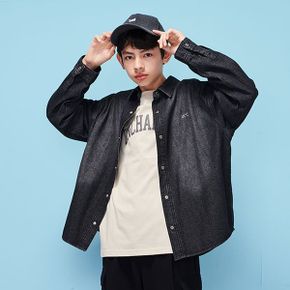 남자 가을이월 루즈핏 워싱 데님셔츠 25C5331 _P403706872