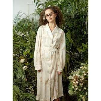 이디티알 벨트 트렌치 원피스 페이퍼 플라워 ED24S4FRD9780