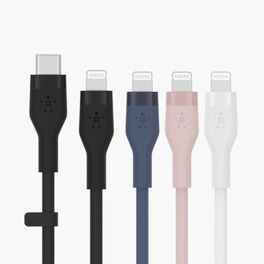 벨킨 플렉스 USB-C to 라이트닝 아이폰 고속 충전 케이블 1M CAA009bt1M MFI 인증