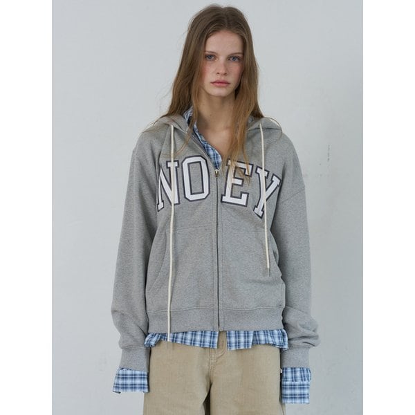 노이 소프트 스웨트 후드집업(Gray)
