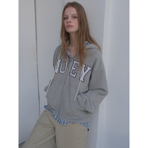 노이 소프트 스웨트 후드집업(Gray)