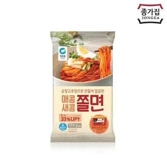  청정원 매콤새콤 쫄면 530.4g x5개