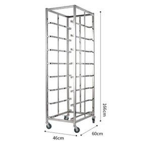스테인레스 식힘랙 8단 빵식힘망 이동식카트