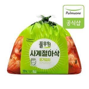 풀무원 [G][풀무원] 생산직송 사계절 아삭 포기김치 (10kg)