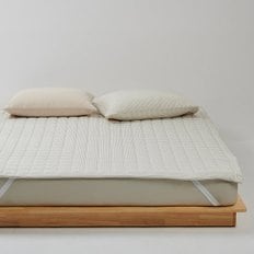 모달 스트라이프 고정밴드 패드 Q 아이보리 J60N903093606