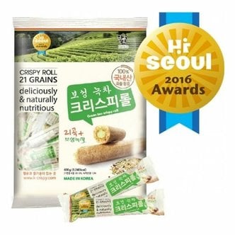  크리스피롤 21곡+보성 녹차맛 10봉 6000g600gx10봉 (W15355B)