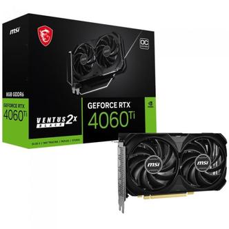  MSI 지포스 RTX 4060 Ti 벤투스 2X 블랙 E1 OC D6 8GB