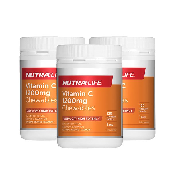 Nutralife 뉴트라라이프 비타민C 1200mg 120정 3개