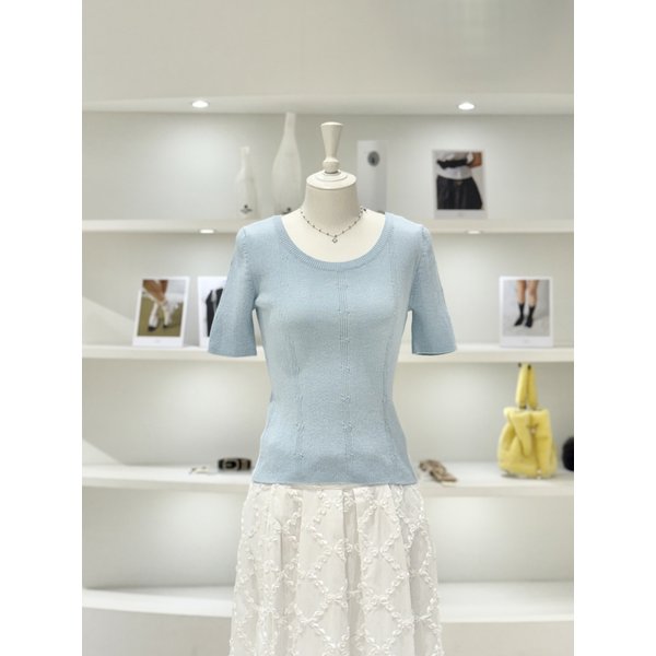 [여주점] 여성 라운드넥 슬림핏 풀오버 (D252KSK043)