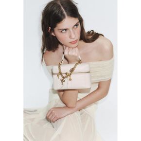 우먼 ZARA 자라 VANITY 백 참 에크루 6321/710/719 11561151