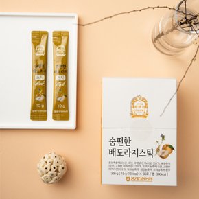 숨편한 배도라지스틱 도라지배 진액 10g 30포 배도라지즙 생강 모과 함유