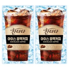 칸타타 파우치 아이스커피 블랙커피 230ml 20입 편의점 커피