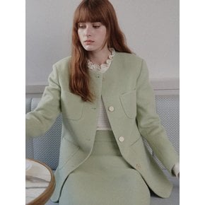 Signature Classic Wool Line Jacket - Mint