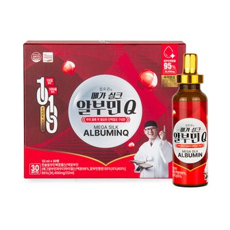 지니트레저 김오곤원장의 메가 실크 알부민Q 1박스(30병)_마시는 알부민