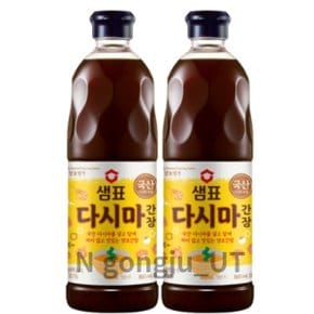 샘표 조림 찜 볶음 한식 요리 다시마 간장 860ml 2개