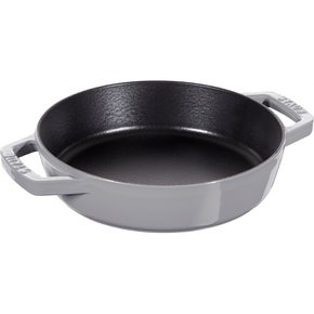 staub [ 20cm ] IH Double Handle Frying Pan 40511-660 스토우브 양손 프라이팬 그레이 스킬렛