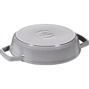 staub [ 20cm ] IH Double Handle Frying Pan 40511-660 스토우브 양손 프라이팬 그레이 스킬렛