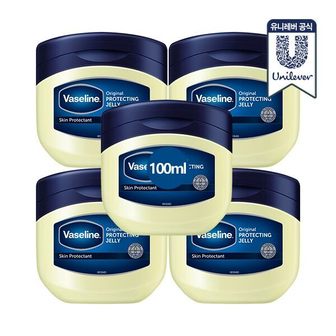 바세린 퓨어스킨 젤리 오리지날 x 100ml x 5개