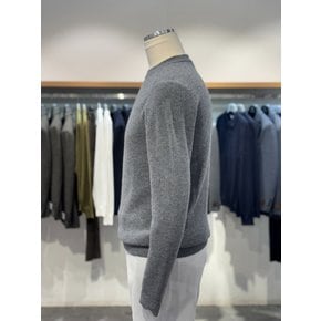 [파주점] 남성 25 F/W 그레이 캐시미어 혼방 라운드 긴팔 니트 RRDMKT51A