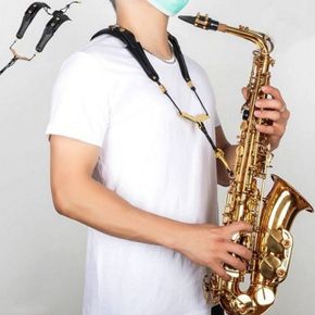 연주용 색소폰 스트랩 어깨 색소폰 멜빵 목걸이 걸이 패드