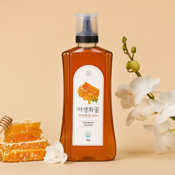 청년벌집 야생화꿀 1kg 천연벌꿀 자연벌꿀 토종꿀