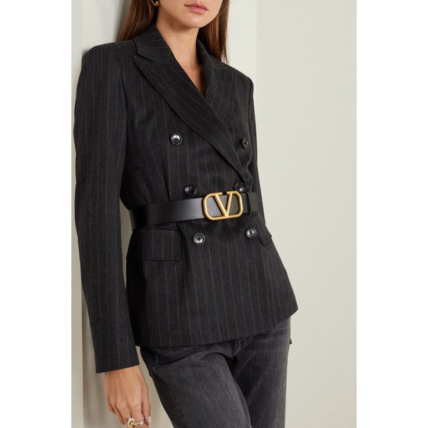 발렌티노 가라바니 브이로고 리버서블 가죽 벨트 브라운 1647597308844058