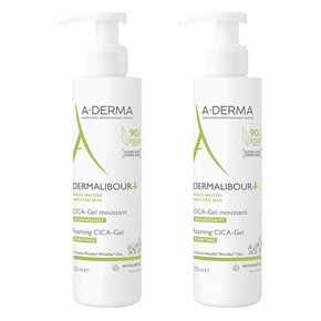 A-DERMA 아더마 더말리부+ 시카 포밍 젤 클렌징 젤 200ml 2개