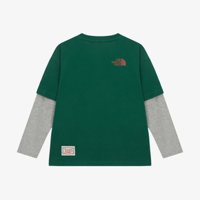 NT7TR52T 키즈 캠프아웃 롱슬리브 티 KS CAMPOUT L/S R/TEE