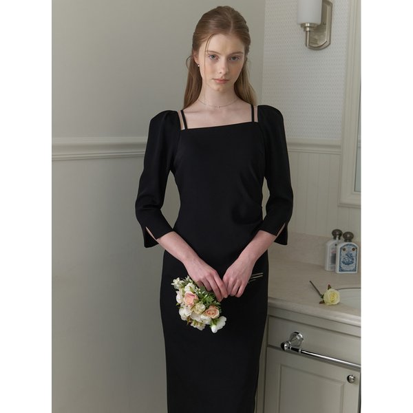 라프롬 드레이프 드레스_4color