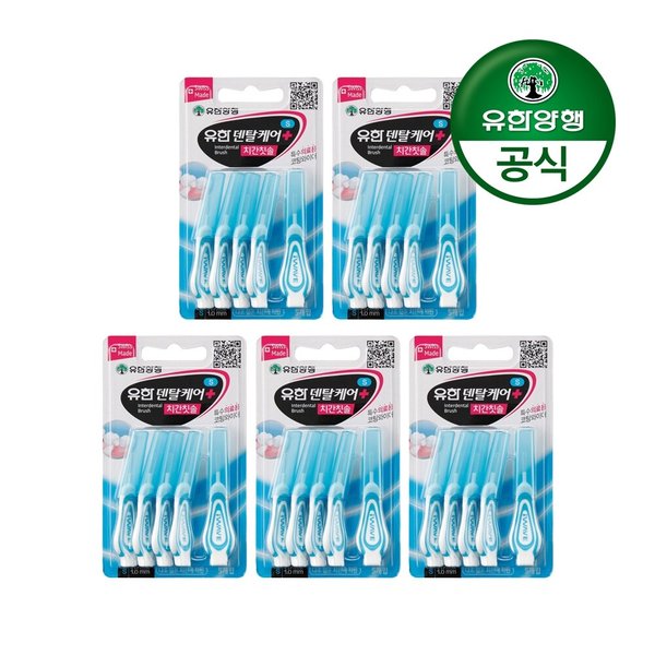 덴탈케어 플러스 치간칫솔 5입 5개