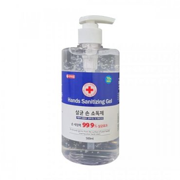 제이큐 닥터 에버크린 살균 의약외품 손소독겔 에탄올 500ml 70% X ( 2매입 )