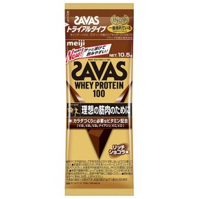 자바스(SAVAS) 유청 단백질 100 리치 쇼콜라 맛 트라이얼 타입 10.5g×6봉