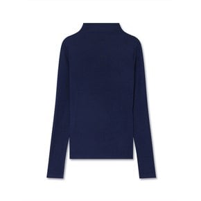 HALF TURTLE NECK TOP NAVY