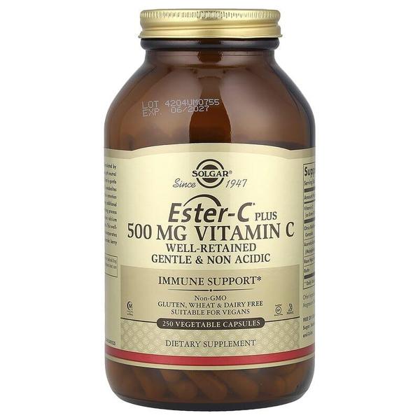 해외배송 Solgar 솔가 에스터C 플러스 비타민C 500mg 250베지캡슐