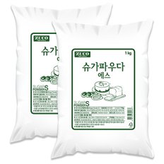 메가커피 쥬코 슈가파우더 S 1kg 2개세트