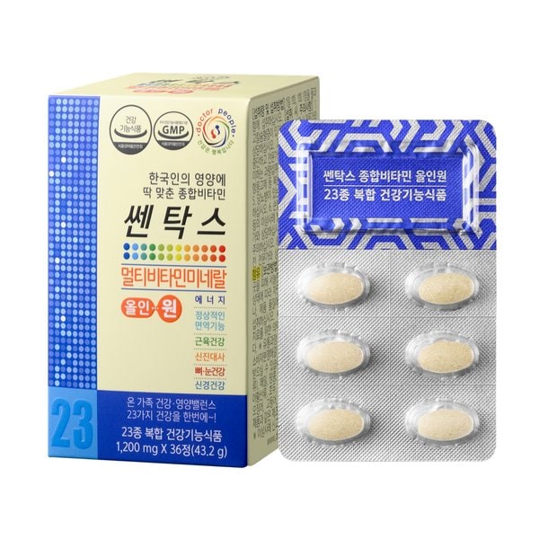 쎈탁스 올인원 멀티비타민 36정 3박스