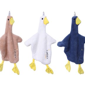 오리 걸이 주방 수건 타올 욕실 타월 귀여운 고리 손수건 화장실 인테리어 주방타월 디자인