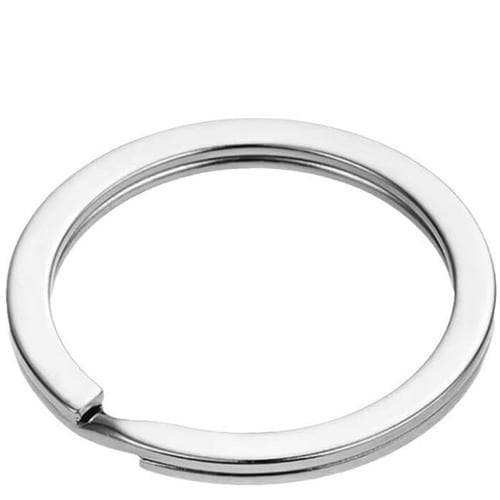 304 스텐 25mm 납작 키링 열쇠 고리 키홀더(1)