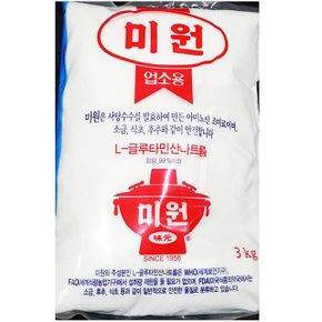 신선한 미원 단미 대상 3kg 조미료 식자재  식당