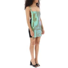 Womens Dress 236WCA196H111 IRIDESCENT GREEN