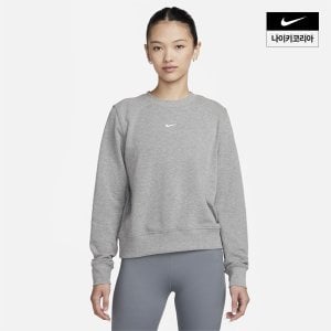 나이키 우먼스 나이키 드라이 핏 원 크루넥 프렌치 테리 스웨트 셔츠 NIKE FB5126-091