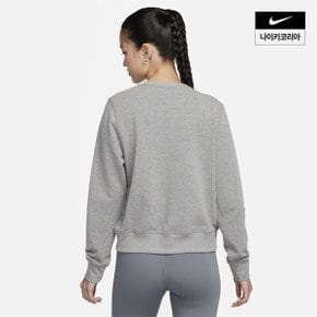 우먼스 나이키 드라이 핏 원 크루넥 프렌치 테리 스웨트 셔츠 NIKE FB5126-091