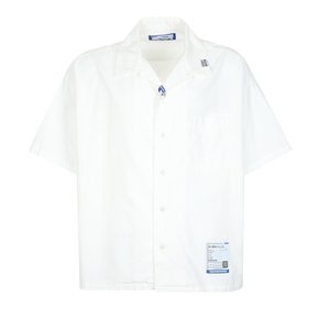 숏슬리브 옥스포드 셔츠 화이트 I06SH012WHITE