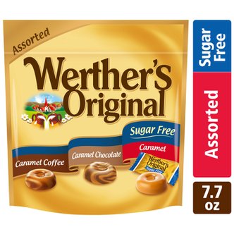  Werther`s Original웨더스오리지날  하드  무설탕  카라멜  커피  초콜릿  어쏘티드  캔디  219g