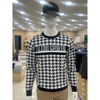 르꼬끄골프 [여주점] 남성 하운즈투스 라운드 스웨터 GO421MKPO2 BLCK