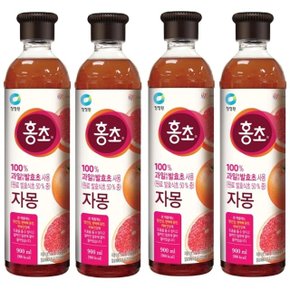 대상 청정원 홍초 자몽 900ml x 4개입 (WBD275E)