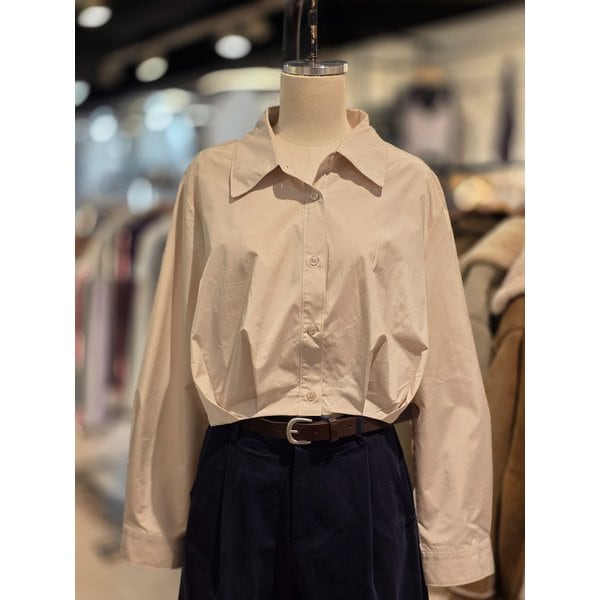 [파주점] 랩 밑단턱 크랍셔츠 블라우스 AQ1WBM69