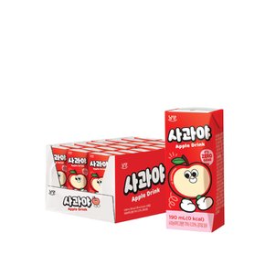 사과야 190ml x 24팩 주스 유산균음료